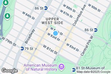 Map image of the property - 139 W 83rd St