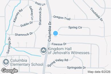 Map image of the property - 3393 Woods Dr