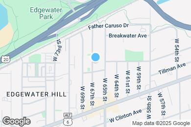 Map image of the property - 1285 W 67th St