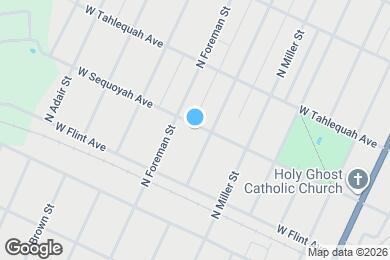 Map image of the property - 613 W Sequoyah Ave