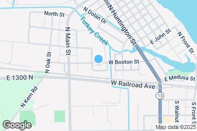 Map image of the property - 407 W Boston St