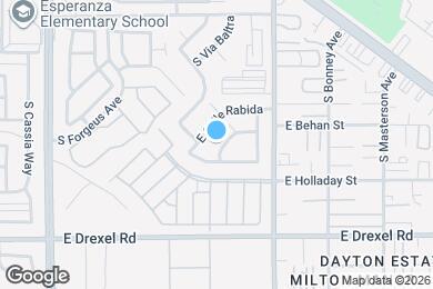 Map image of the property - 2959 E Via Berlanga