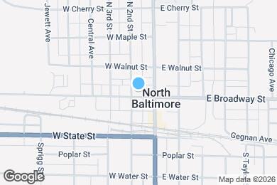 Map image of the property - 122 W Broadway St