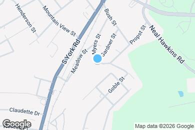 Map image of the property - 2538 Myers St