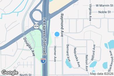 Map image of the property - 433 Homer Ave