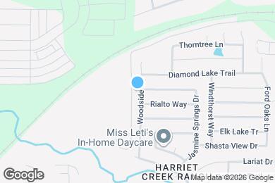 Map image of the property - 16661 Woodside Dr