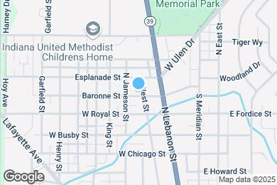 Map image of the property - 906 N West St