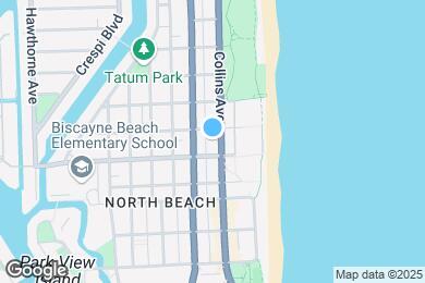 Map image of the property - 7728 Collins Ave