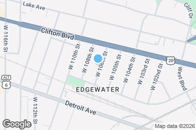 Map image of the property - 1296 W 106th St