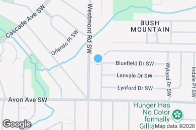 Map image of the property - 1107 Graymont Dr SW