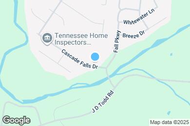 Map image of the property - 1006 Cascade Falls Dr