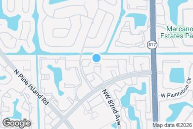 Map image of the property - 8231 NW 8th Pl