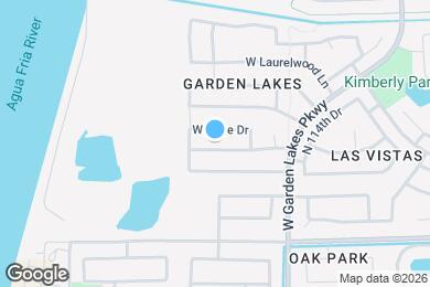 Map image of the property - 11622 W Olive Dr