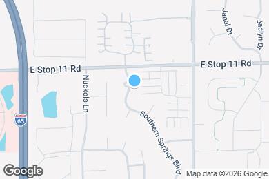 Map image of the property - 8039 Southern Springs Blvd