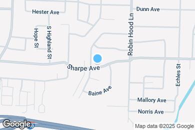 Map image of the property - 3620 Sharpe Ave