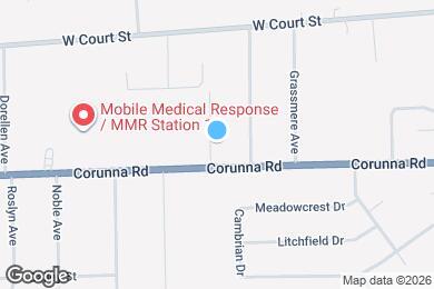 Map image of the property - 1513 East Dr