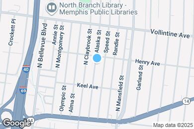 Map image of the property - 858 Alaska St