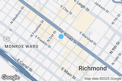 Map image of the property - 302 E Grace St