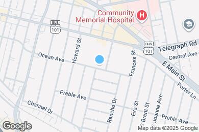 Map image of the property - 2631 E Ocean Ave