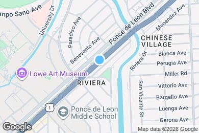 Map image of the property - 800 S Dixie Hwy
