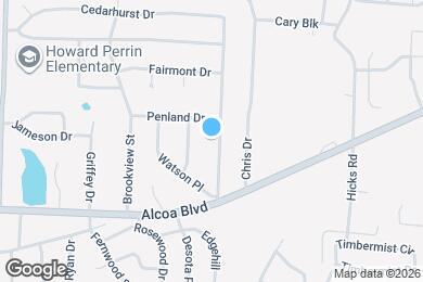 Map image of the property - 1110 Edgehill