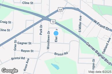 Map image of the property - 532 Elam Ave