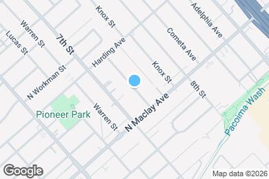 Map image of the property - 1206 Mountain View St