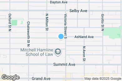 Map image of the property - 870 Ashland Ave