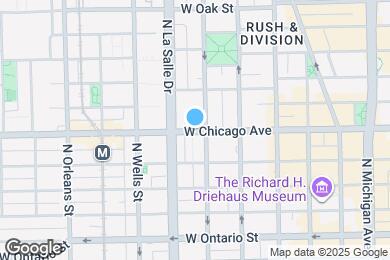Map image of the property - 110 W Chicago Ave
