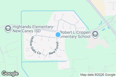 Map image of the property - 18442 Hollow Oaks Cir