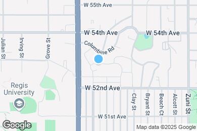 Map image of the property - 2876 W 53rd Ave