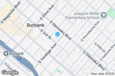 Map image of the property - 325 E Verdugo Ave