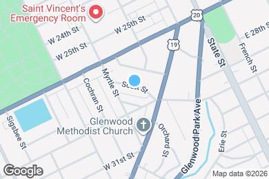 Map image of the property - 233 Scott St