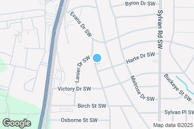 Map image of the property - 1708 Evans Dr SW