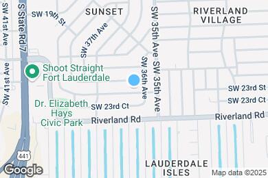 Map image of the property - 3609 SW 23rd St