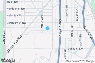Map image of the property - 1211 Fern St NW