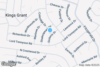 Map image of the property - 1001 Dickens Dr