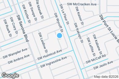 Map image of the property - 3841 SW Janiga St