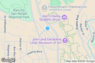 Map image of the property - 1450 Hillside Dr