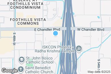 Map image of the property - Emerald Suites at Chandler
