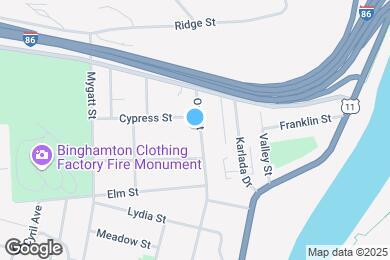 Map image of the property - 253 Oak St