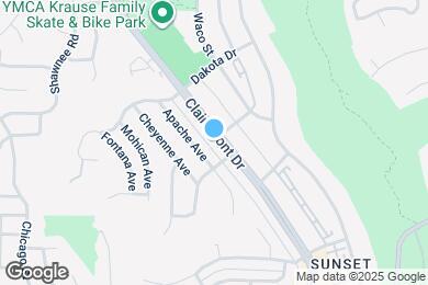 Map image of the property - 3320-3322 Clairemont Dr