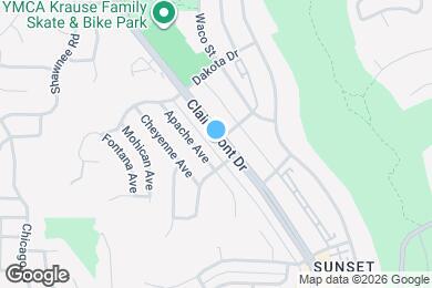 Map image of the property - 3320-3324 Clairemont Dr