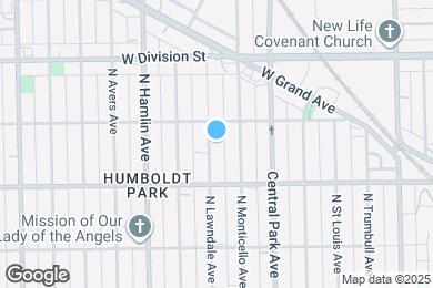 Map image of the property - 1039 N Lawndale Ave