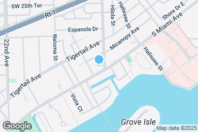 Map image of the property - 1717 N Bayshore Dr