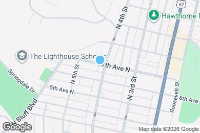 Map image of the property - 620 N 4th St