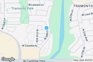 Map image of the property - 3003 W Perdido Way