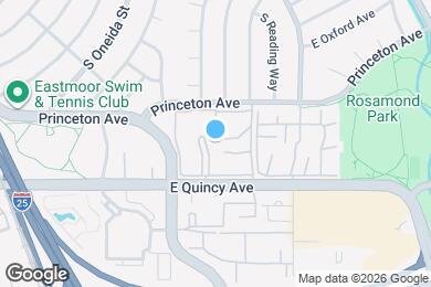 Map image of the property - 7665 E Quincy Ave
