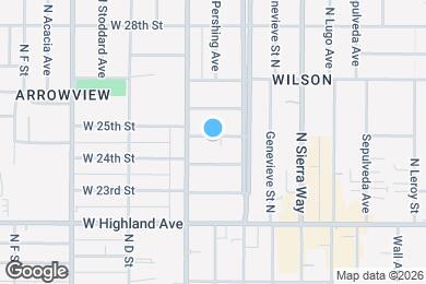Map image of the property - 257 W 25th St