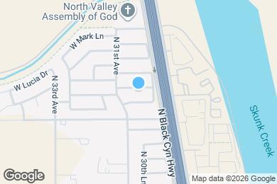 Map image of the property - 3033 W Desert Vista Trail